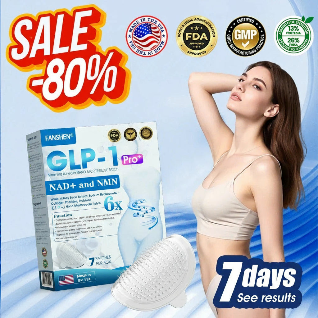 【Last Day Promotion 80% OFF】🥇FANSHEN® GLP-1 & NAD+ Slimming & health NANO MICRONEEDLE PATCH🇬🇧(Zero Pain. 24/7 Release | Lose 20lbs FAST | 90% Sugar Drop | )👨⚕️