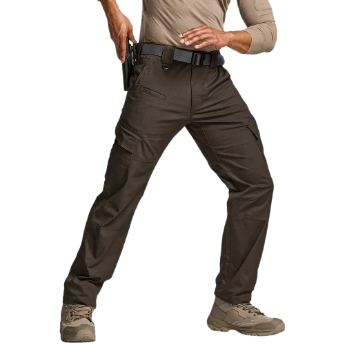 8-Pack Men's Flex Ripstop Tactical Pants, Water Resistant Stretch Cargo Pants, Lightweight EDC Hiking Work Pants
