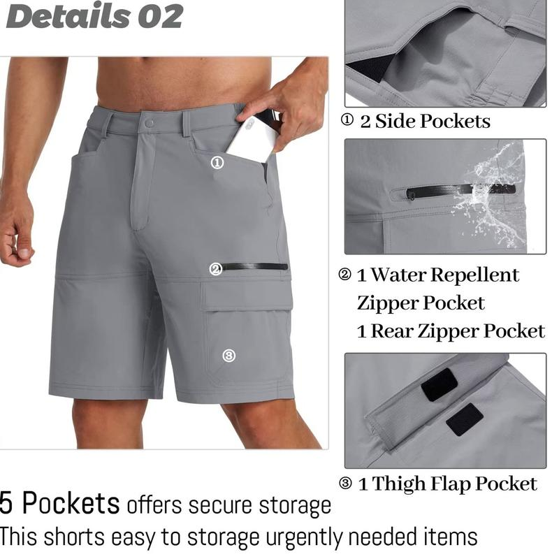 复制Men's Summer Lightweight Quick-Dry Work Shorts(Pockets on both the front and back)