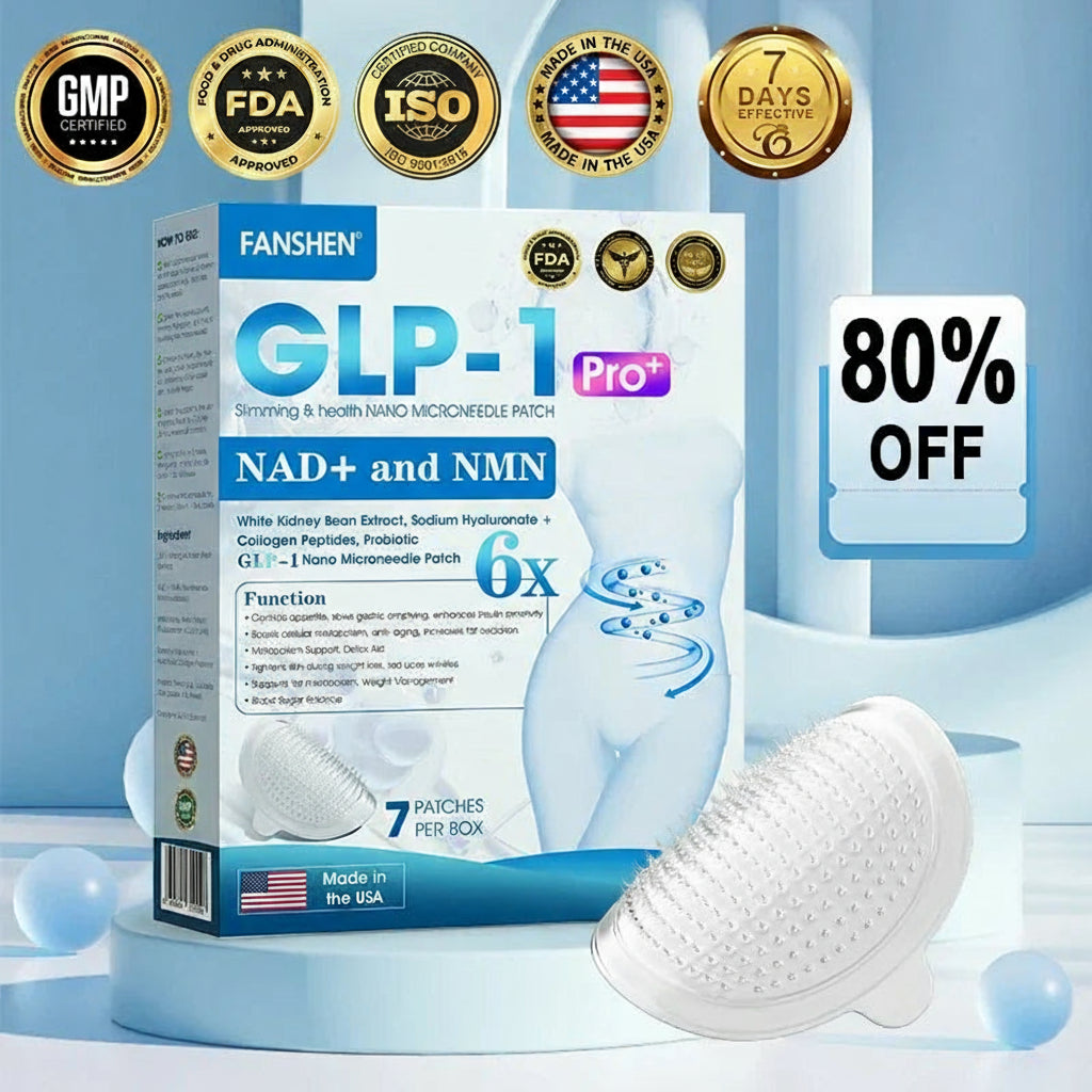 【Last Day Promotion 80% OFF】🥇FANSHEN® GLP-1 & NAD+ Slimming & health NANO MICRONEEDLE PATCH🇬🇧(Zero Pain. 24/7 Release | Lose 20lbs FAST | 90% Sugar Drop | )👨⚕️