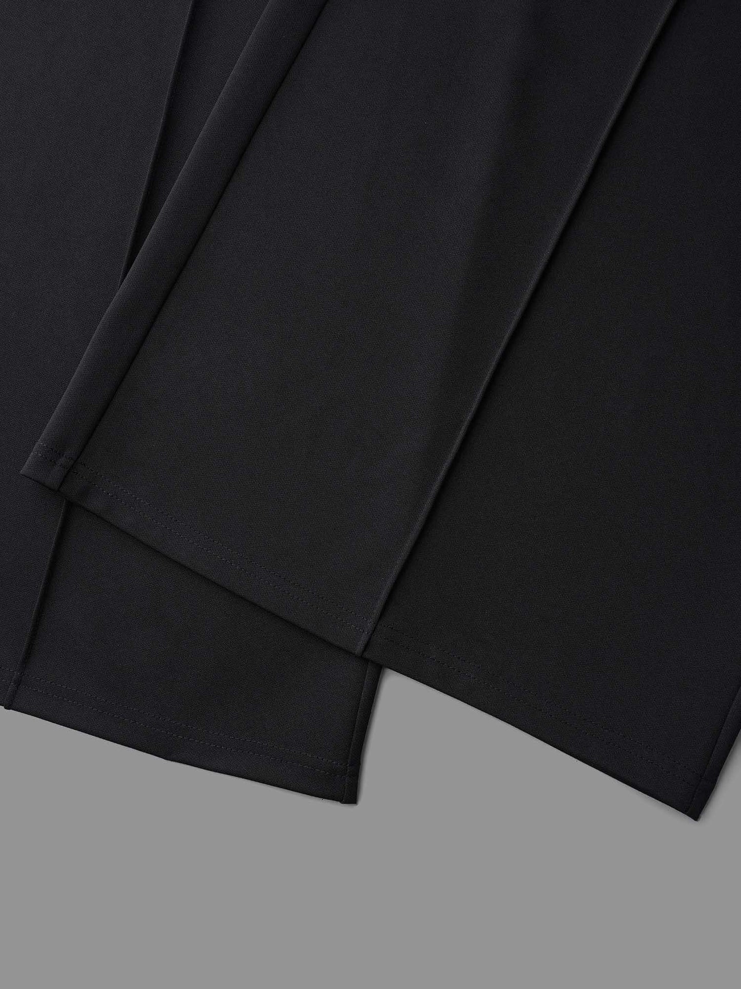 No-Gap Waist Seamed Side Button Pants