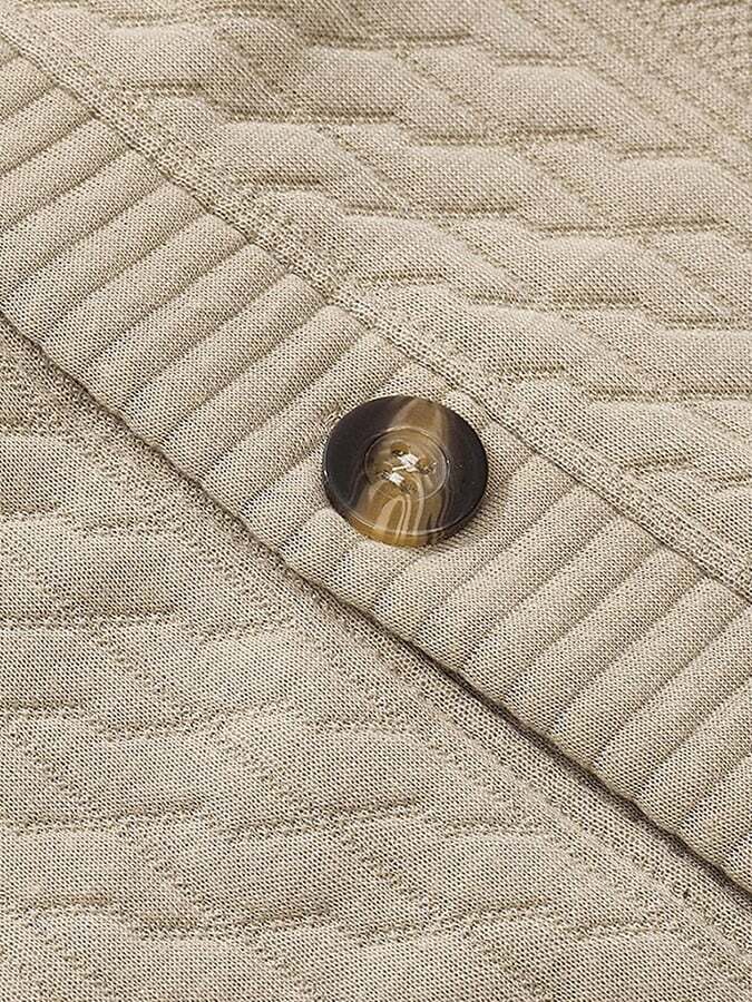 Men's Vintage Jacquard Button V-Neck Cardigan