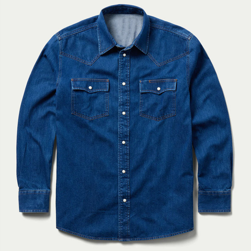 Western Denim Snap Shirt
