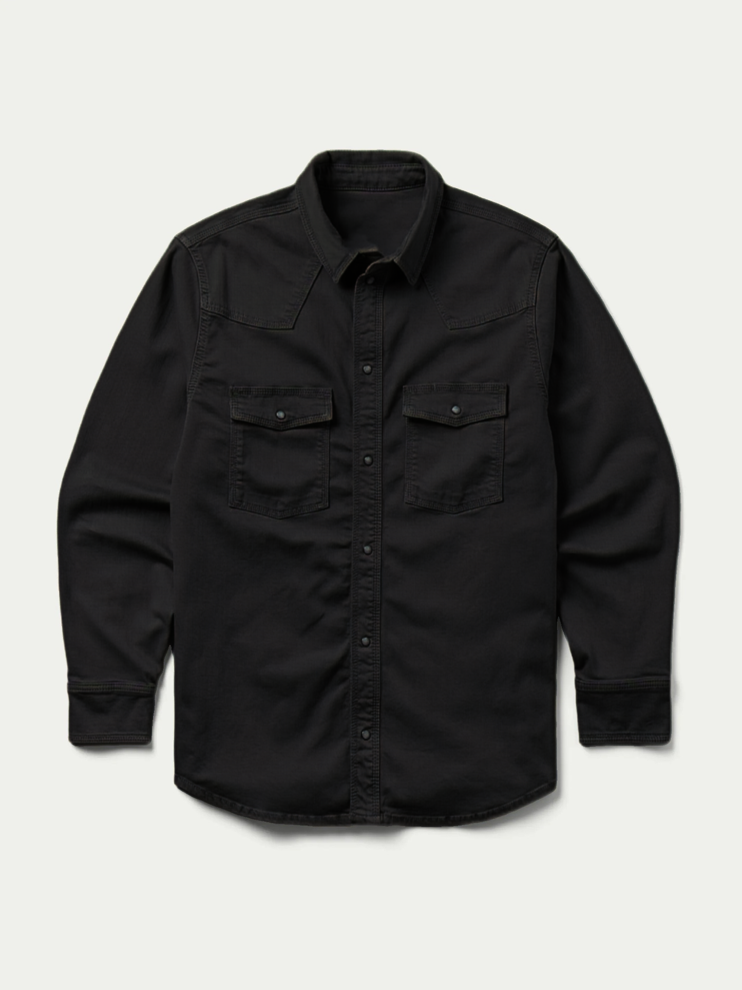 Western Denim Snap Shirt