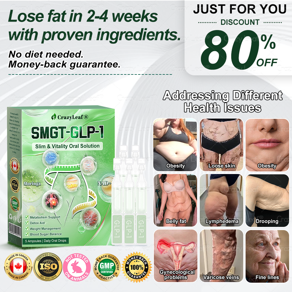 𝑪𝒍𝒊𝒏𝒊𝒄𝒂𝒍𝒍𝒚 𝑷𝒓𝒐𝒗𝒆𝒏 | 𝐂𝒓𝓪𝙯𝙮𝐋𝑒𝑎𝐟® 🍁𝚂𝖬𝐺𝘛-𝘎𝐿𝙋-1 𝑆𝘭𝘪𝘮 & 𝘝𝘪𝘵𝘢𝘭𝘪𝘵𝘺 𝖮𝗋𝖺𝗅 𝑆olution 𝗍𝖺𝗋𝗀𝖾𝗍𝗌 𝑡𝑢𝑏𝑏𝑜𝑟𝑛 𝑤𝑒𝑖𝑔ℎ𝑡, ℎ𝑖𝑔ℎ 𝑏𝑙𝑜𝑜𝑑 𝑝𝑟𝑒𝑠𝑠𝑢𝑟𝑒, 𝑏𝑙𝑜𝑜𝑑 𝑠𝑢𝑔𝑎𝑟 ,𝘧𝘢𝘵𝘵𝘺 𝘭𝘪𝘷𝘦𝘳, 𝘫𝘰𝘪𝘯𝘵 𝘱𝘢𝘪𝘯, 𝘧𝘢𝘵𝘪𝘨𝘶𝘦,𝑙𝑜𝑤 𝑒𝑛𝑒𝑟𝑔𝑦, 𝑠𝑎𝑔𝑔𝑖𝑛𝑔 𝑠𝑘𝑖𝑛 & 𝑚𝑜𝑟𝑒 𝑓𝑜𝑟 𝑏𝑒𝑡𝑡𝑒𝑟 ℎ𝑒𝑎𝑙𝑡ℎ & 𝑣𝑖𝑡𝑎𝑙𝑖𝑡𝑦
