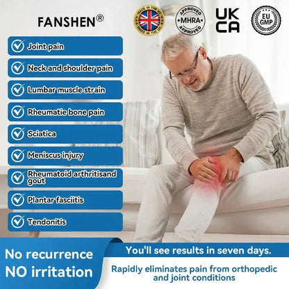 | 𝐋𝐚𝐬𝐭 𝐃𝐚𝐲 𝐏𝐫𝐨𝐦𝐨𝐭𝐢𝐨𝐧 𝟖𝟎% 𝐎𝐅𝐅 | 🇬🇧 🦴FANSHEN® 𝐁𝐏𝐂-𝟏𝟓𝟕 𝐉𝐨𝐢𝐧𝐭 𝐇𝐞𝐚𝐥𝐢𝐧𝐠 𝐂𝐫𝐞𝐚𝐦 - Behandelt Arthritis, Neuropathie, Rheuma, Sportverletzungen und mehr🏆