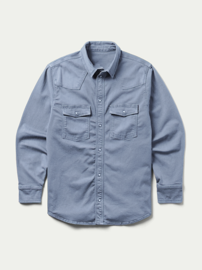 Western Denim Snap Shirt