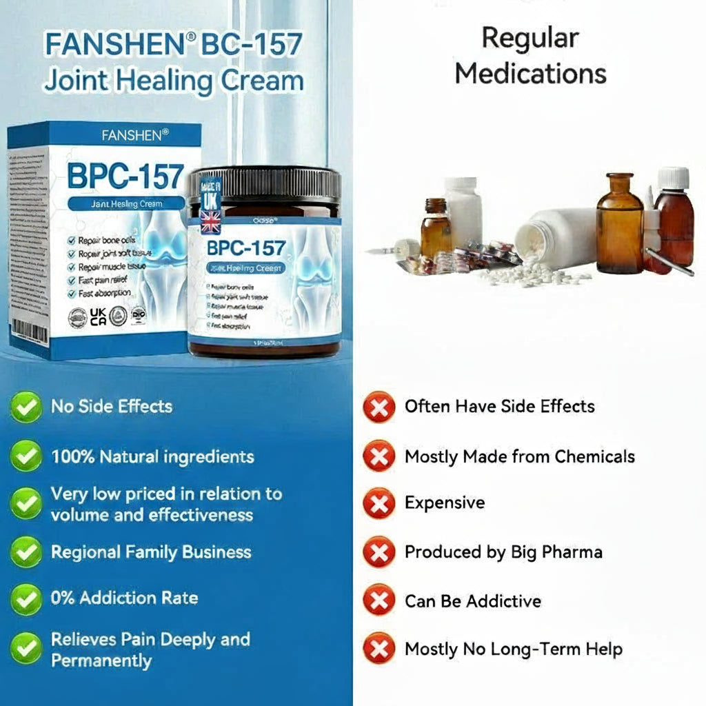 | 𝐋𝐚𝐬𝐭 𝐃𝐚𝐲 𝐏𝐫𝐨𝐦𝐨𝐭𝐢𝐨𝐧 𝟖𝟎% 𝐎𝐅𝐅 | 🇬🇧 🦴FANSHEN® 𝐁𝐏𝐂-𝟏𝟓𝟕 𝐉𝐨𝐢𝐧𝐭 𝐇𝐞𝐚𝐥𝐢𝐧𝐠 𝐂𝐫𝐞𝐚𝐦 - Behandelt Arthritis, Neuropathie, Rheuma, Sportverletzungen und mehr🏆