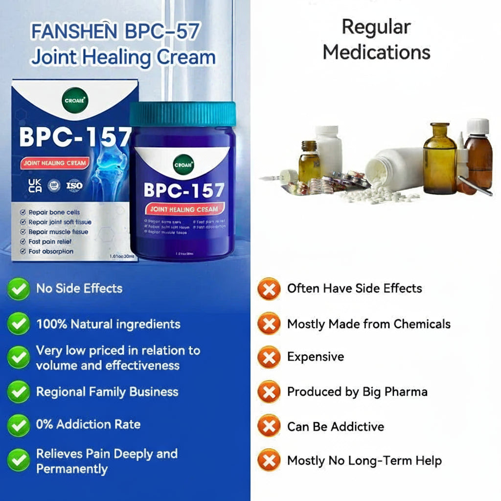 | 𝐋𝐚𝐬𝐭 𝐃𝐚𝐲 𝐏𝐫𝐨𝐦𝐨𝐭𝐢𝐨𝐧 𝟖𝟎% 𝐎𝐅𝐅🇬🇧 FANSHEN® 𝐁𝐏𝐂-𝟏𝟓𝟕 𝐉𝐨𝐢𝐧𝐭 𝐇𝐞𝐚𝐥𝐢𝐧𝐠 𝐂𝐫𝐞𝐚𝐦 - 🦴 (Behandelt Arthritis, Neuropathie, Rheuma, Sportverletzungen und mehr)🏆