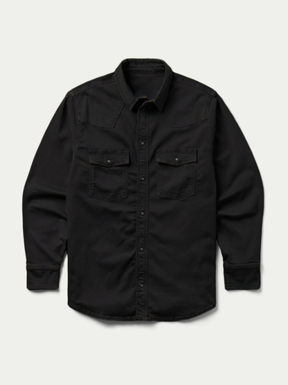 Western Denim Snap Shirt