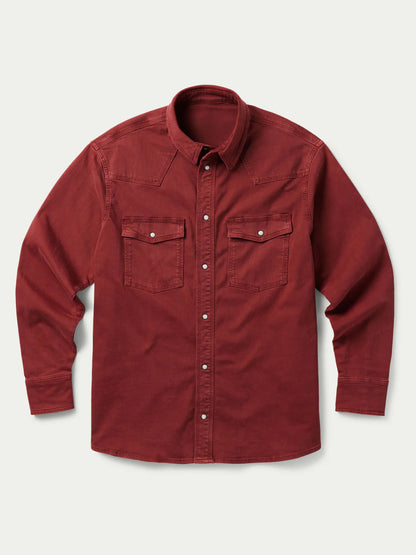 Western Denim Snap Shirt
