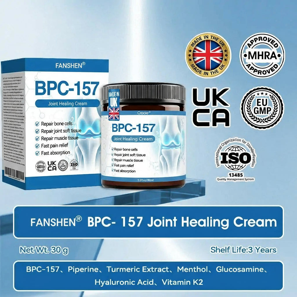 | 𝐋𝐚𝐬𝐭 𝐃𝐚𝐲 𝐏𝐫𝐨𝐦𝐨𝐭𝐢𝐨𝐧 𝟖𝟎% 𝐎𝐅𝐅 | 🇬🇧 🦴FANSHEN® 𝐁𝐏𝐂-𝟏𝟓𝟕 𝐉𝐨𝐢𝐧𝐭 𝐇𝐞𝐚𝐥𝐢𝐧𝐠 𝐂𝐫𝐞𝐚𝐦 - Behandelt Arthritis, Neuropathie, Rheuma, Sportverletzungen und mehr🏆